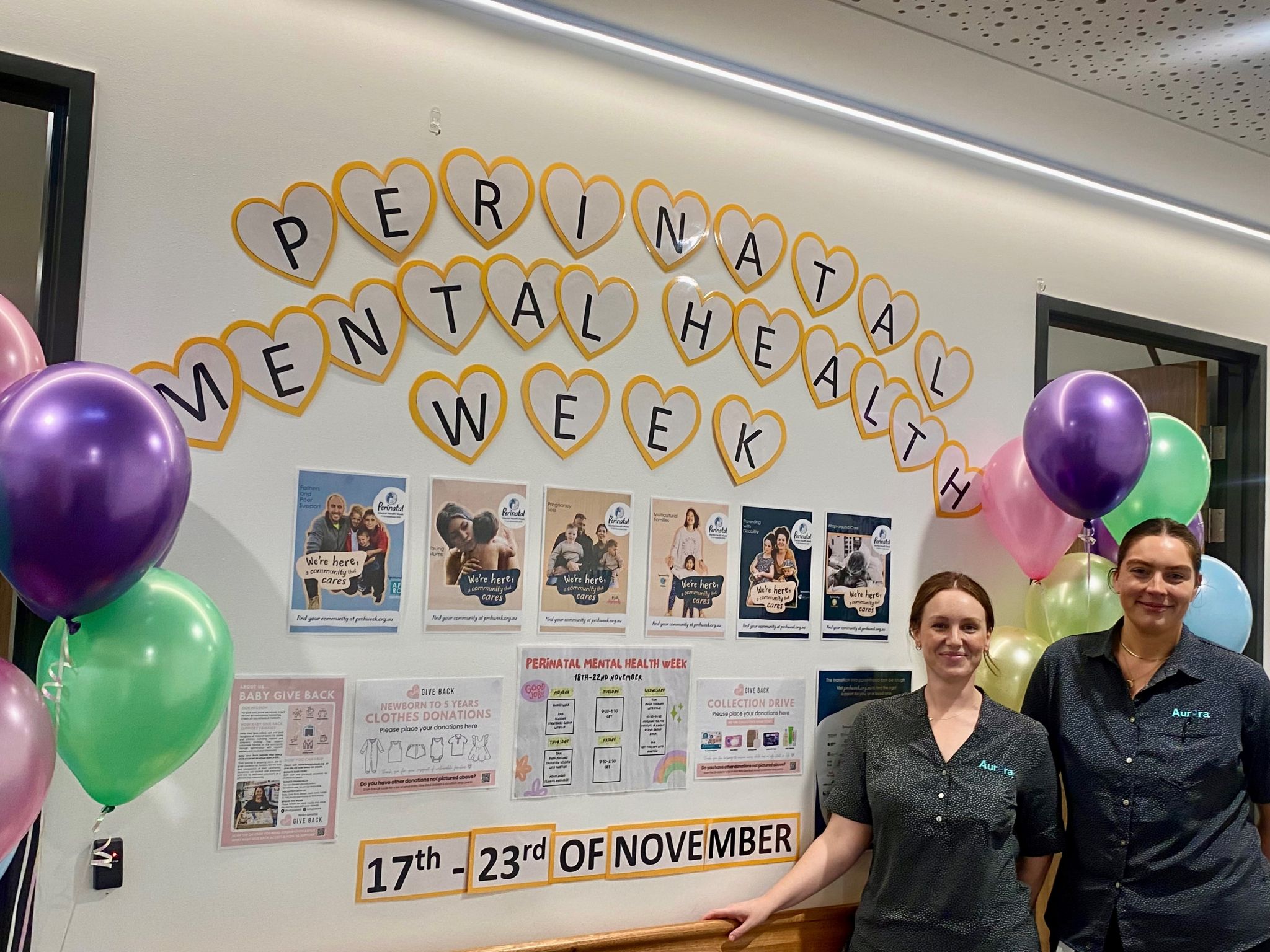 Supporting families in crisis during Perinatal Mental Health Week